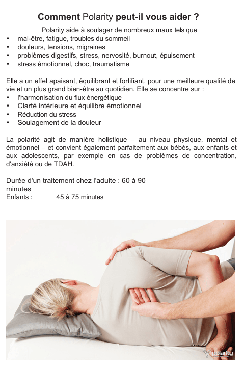 Dépliant « Polarité Thérapie » – l’essentiel en un coup d’œil – Bild 3